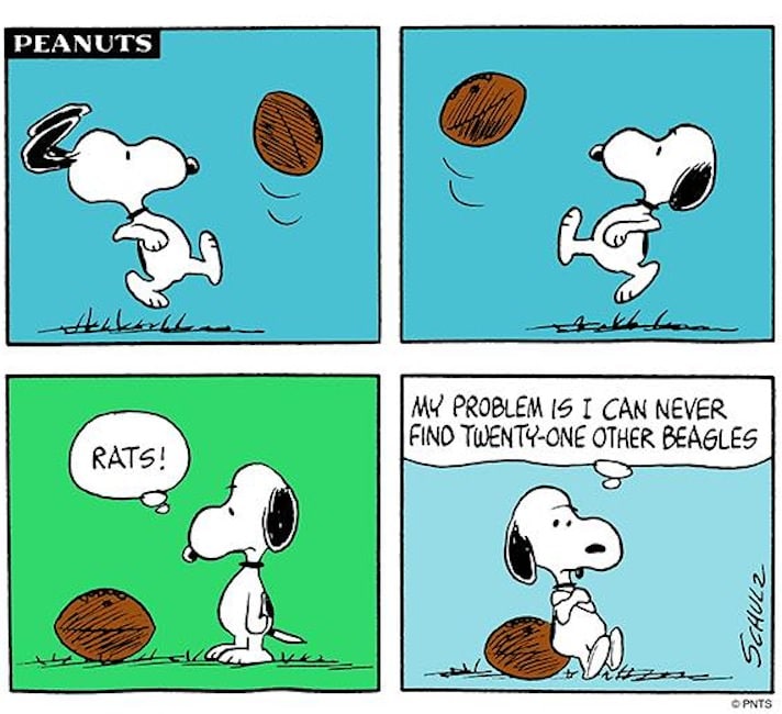 peanuts comic color