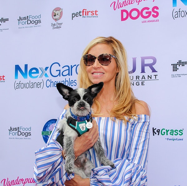 Camille Grammer at World Dog Day