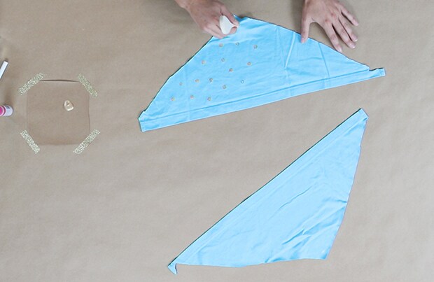 DIY dog bandana steps