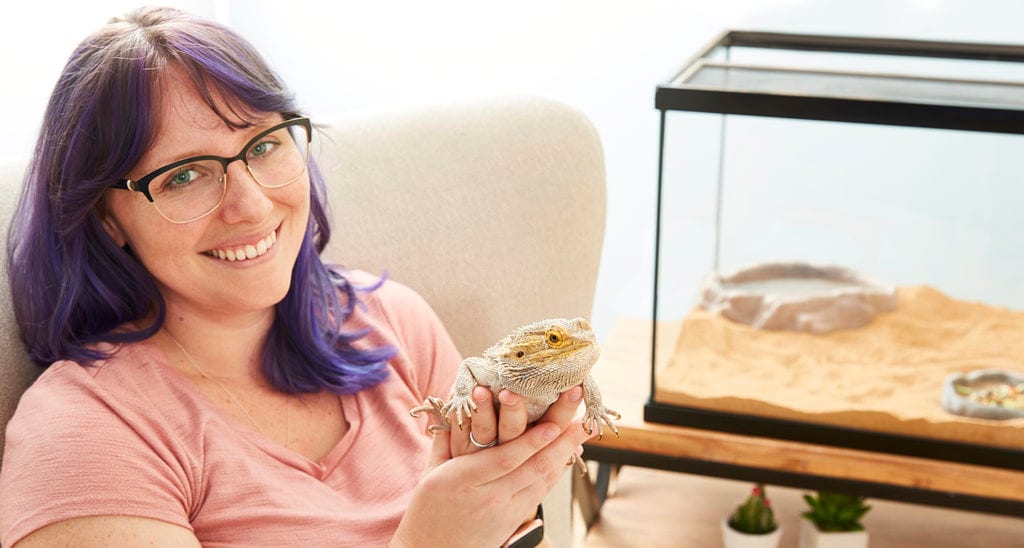 Video Colorist Chelsea Fernandez Shares Her Favorite Bearded Dragon Products