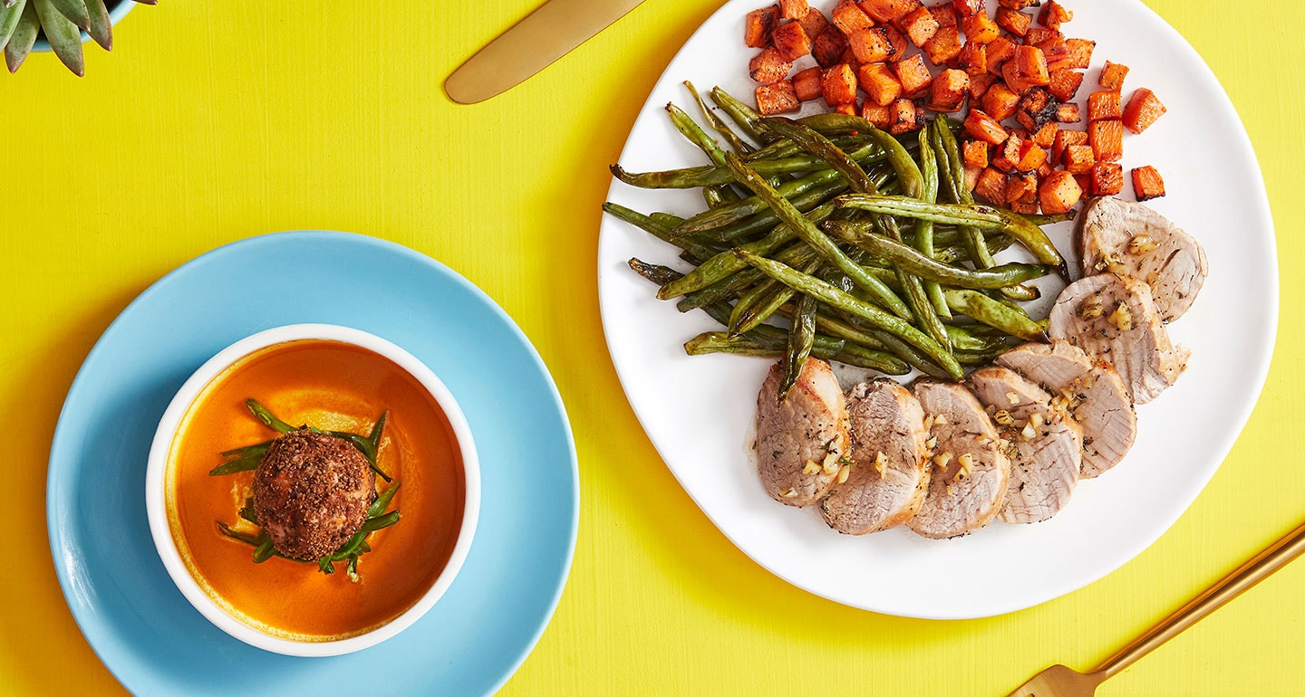 DIY Dog Treat: HelloFresh Pork Meatball with Green Beans | BeChewy