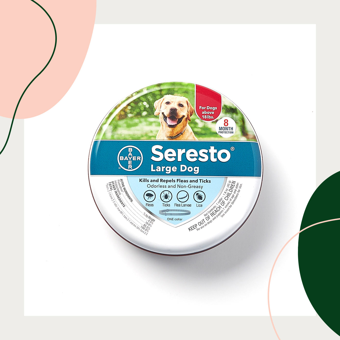 best flea and tick prevention for dogs -seresto