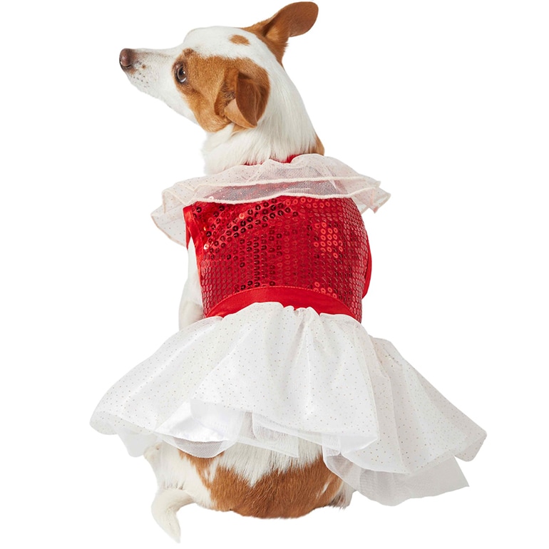 Frisco Red Sequin Dog & Cat Dress