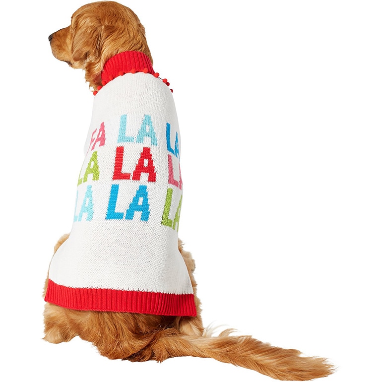 Fa La La Pom Pom Christmas Sweater