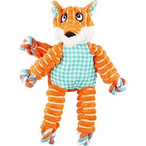 KONG Floppy Knots Fox Dog Toy