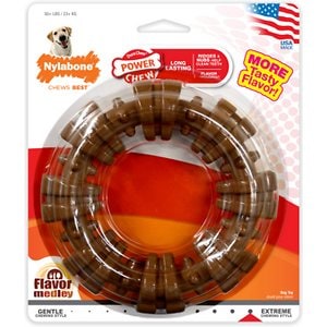 Nylabone DuraChew Textured Ring Flavor Medley Dog Chew Toy