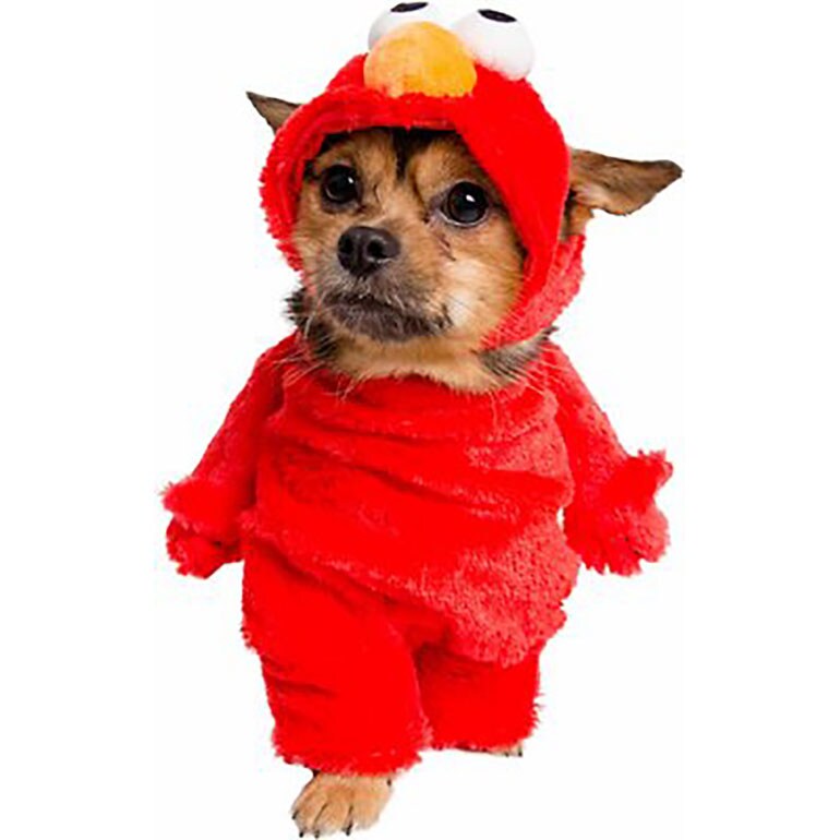 elmo dog costume