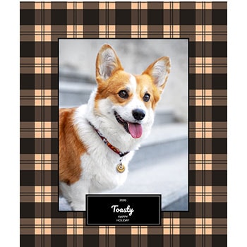 Frisco Plaid Fleece Personalized Blanket