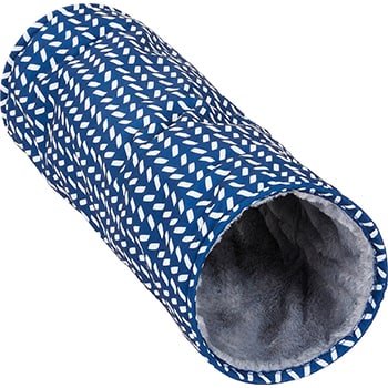 Frisco Small Pet Herringbone Crinkle Plush Tunnel