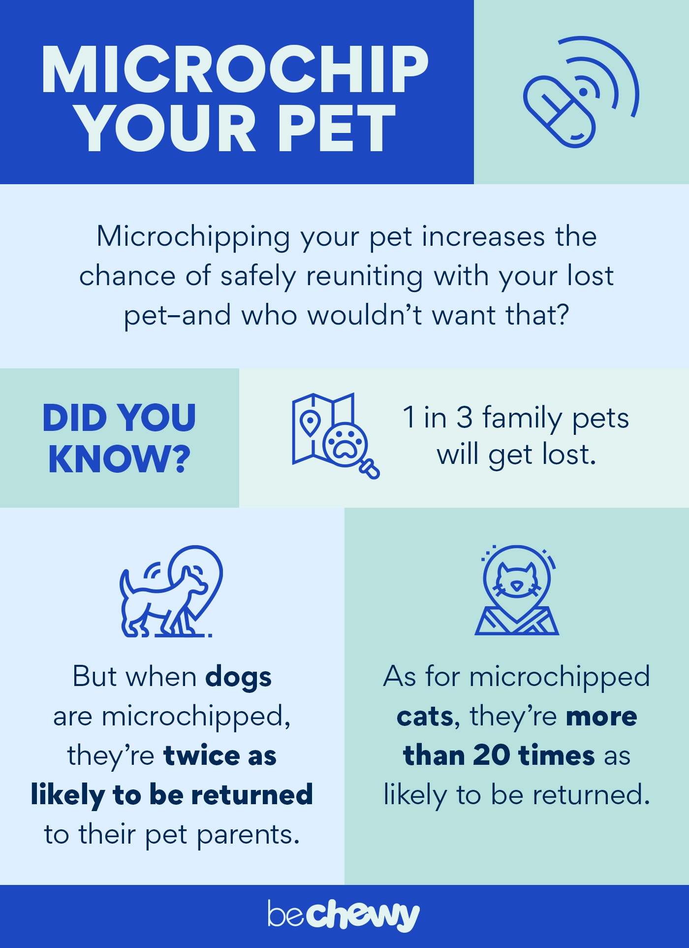 microchip your pet infographic