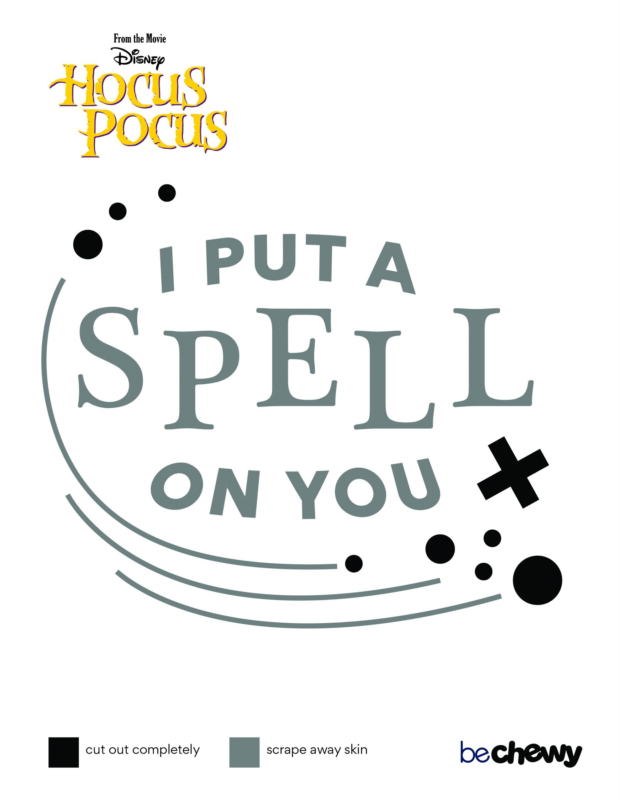 8 Printable Hocus Pocus Pumpkin Stencils For Halloween BeChewy