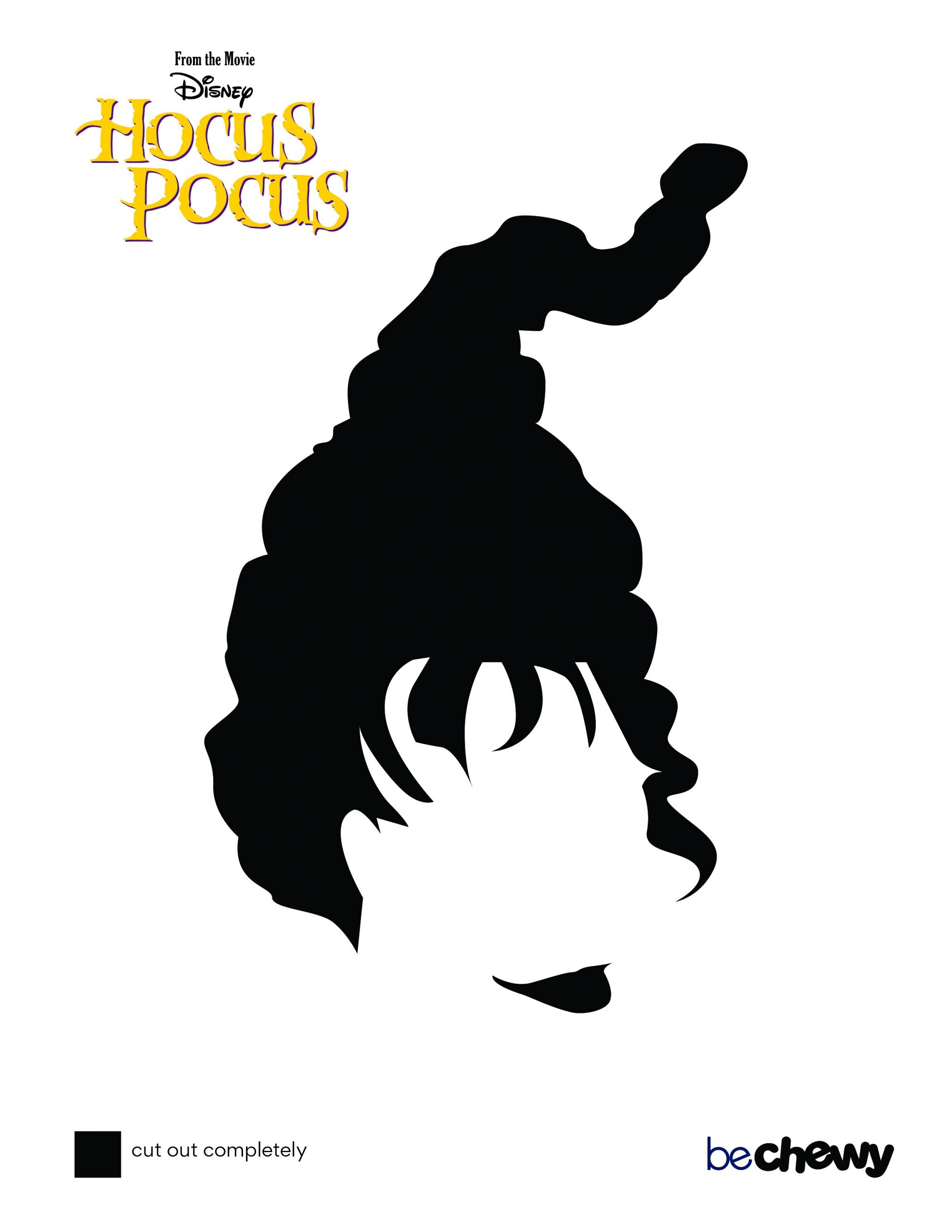 Hocus Pocus Stencil Printable