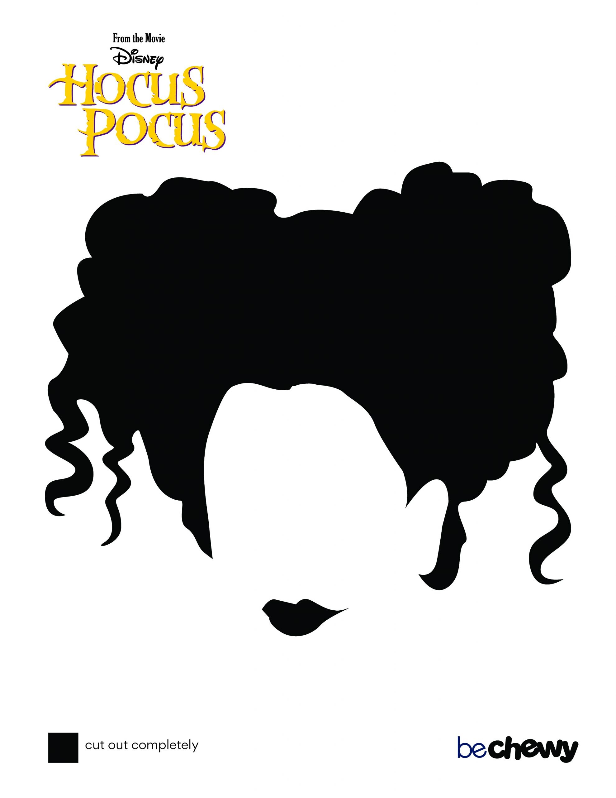 Printable Hocus Pocus Stencil