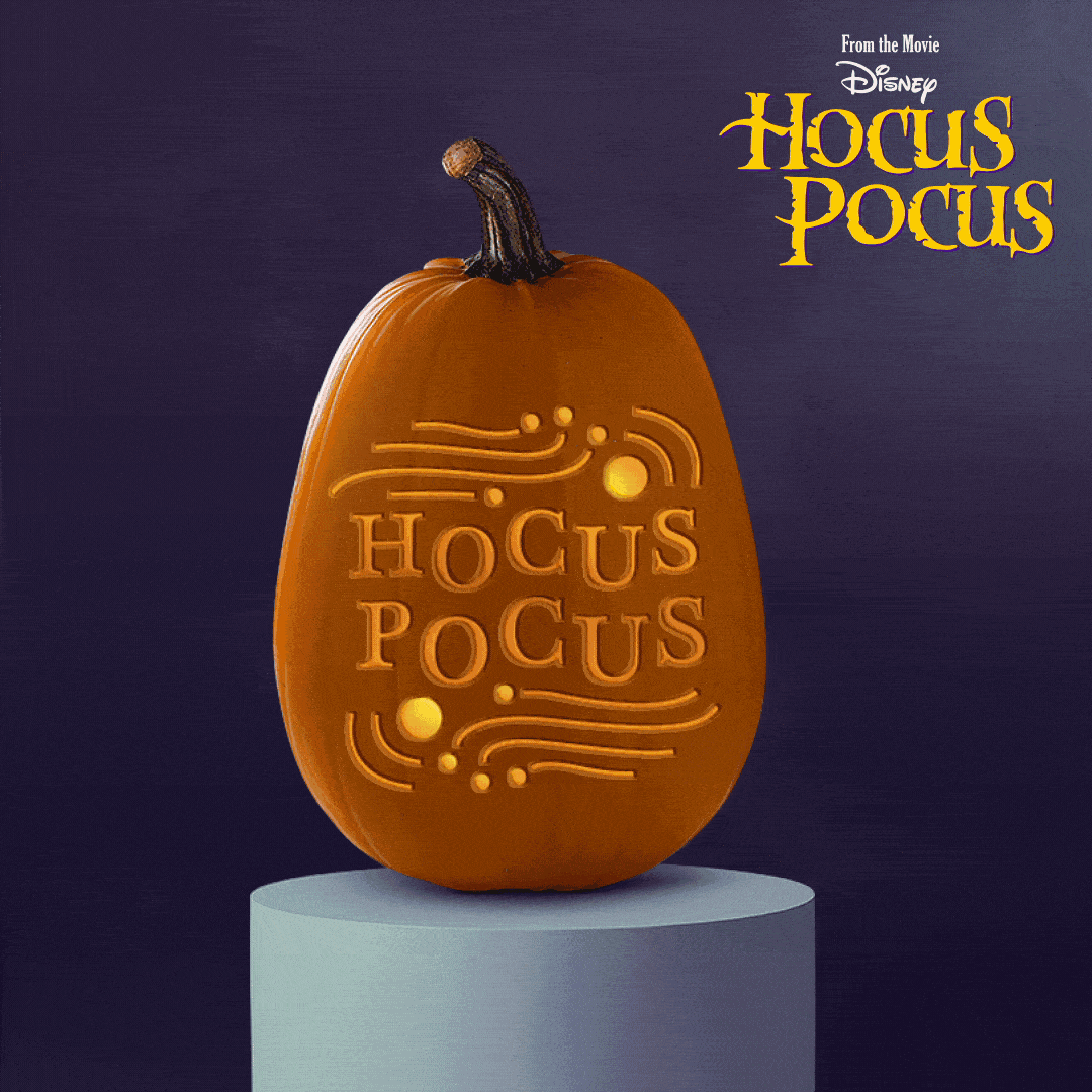 Hocus Pocus Halloween pumpkin carving designs