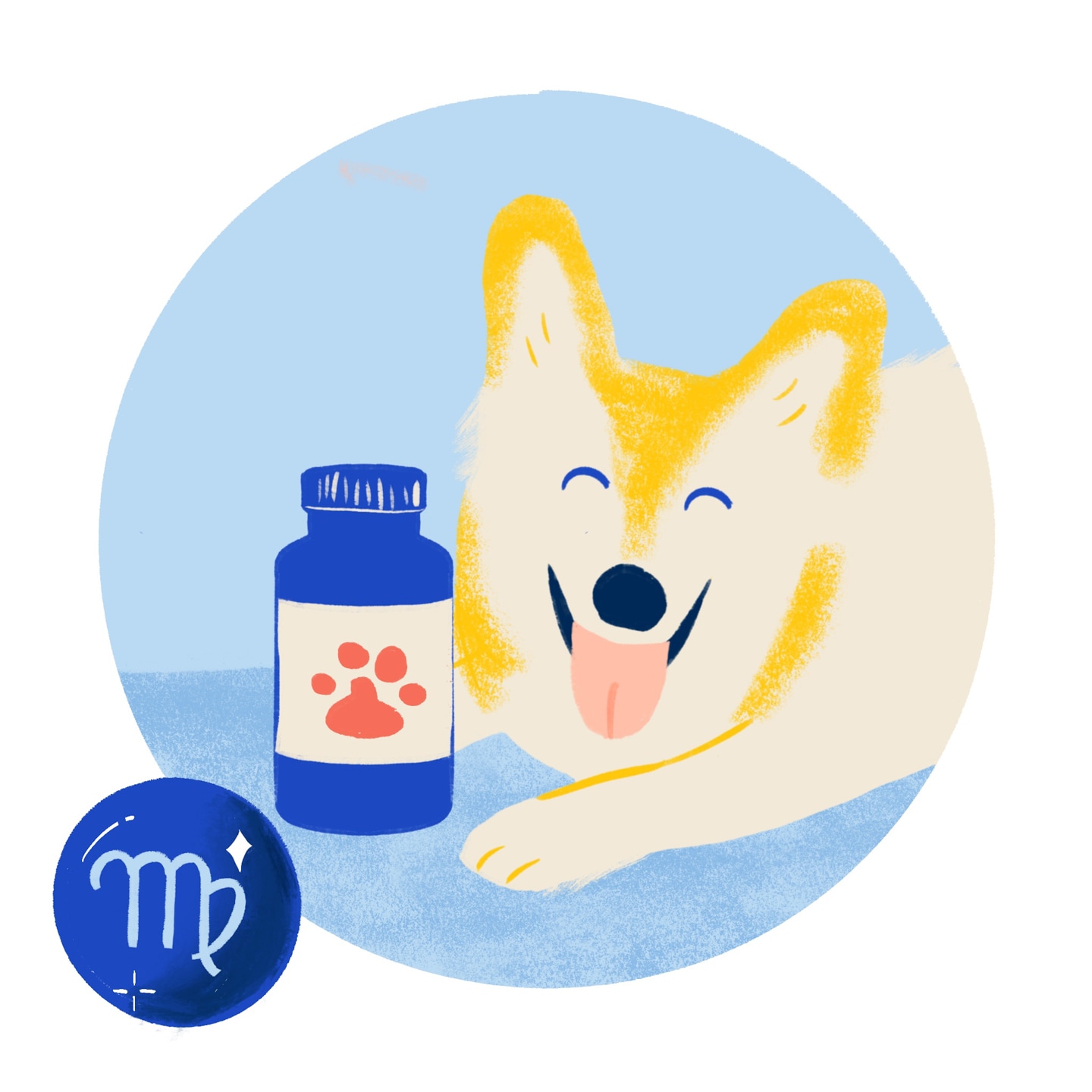 Virgo Zodiac Wellness Dog