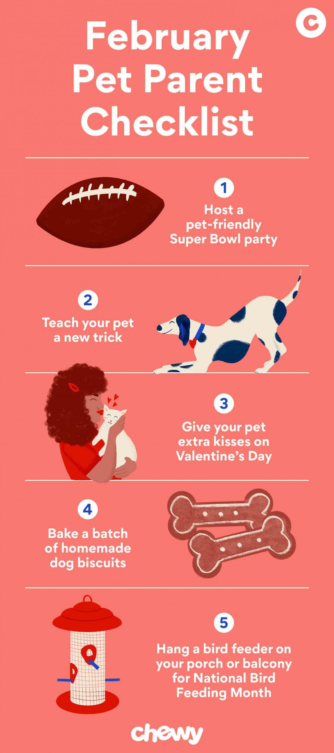 February pet parent checklist