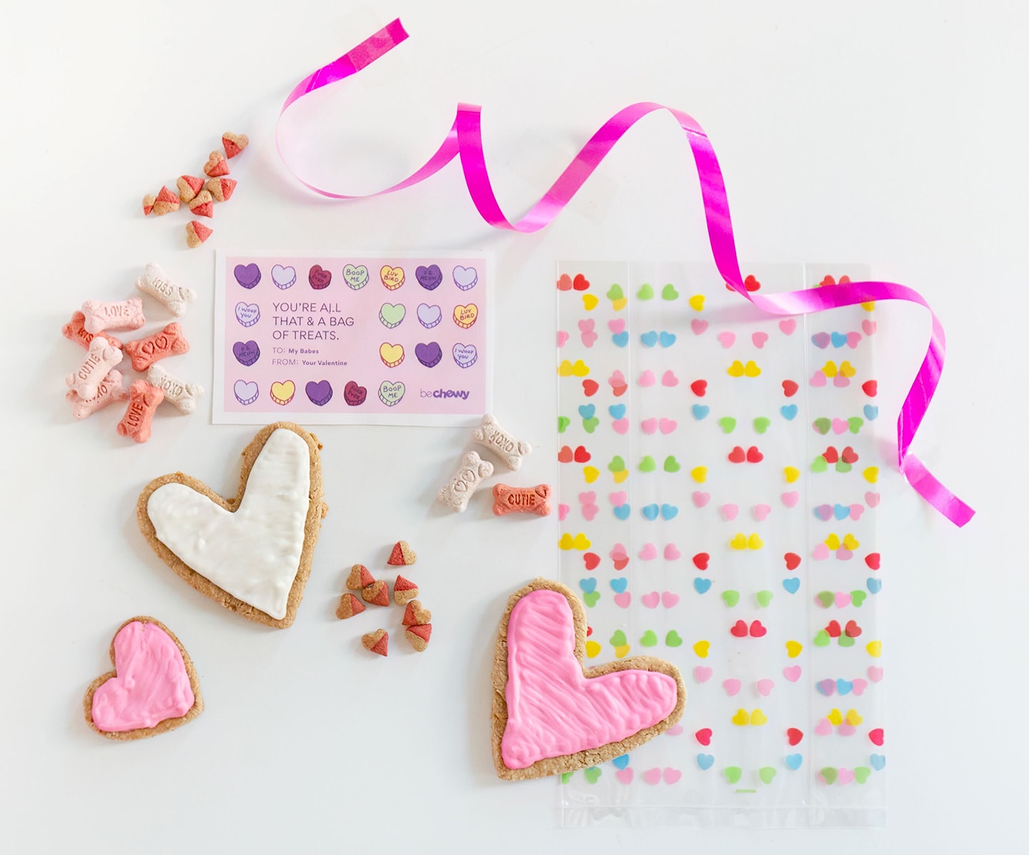 Valentine's Day cookie gram supplies BeChewy