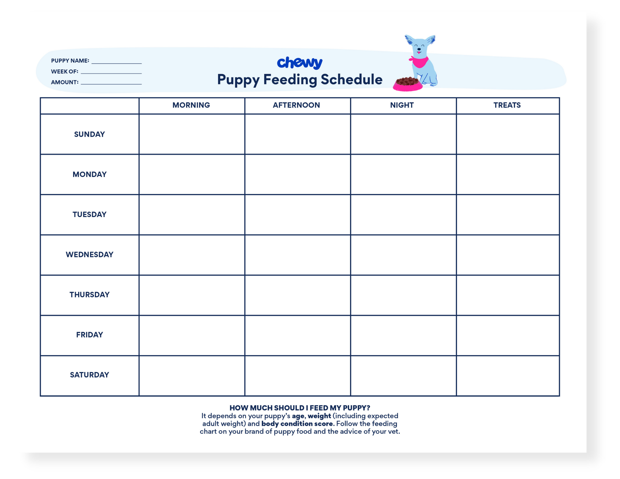 new-puppy-printables-checklists-trackers-and-more-bechewy