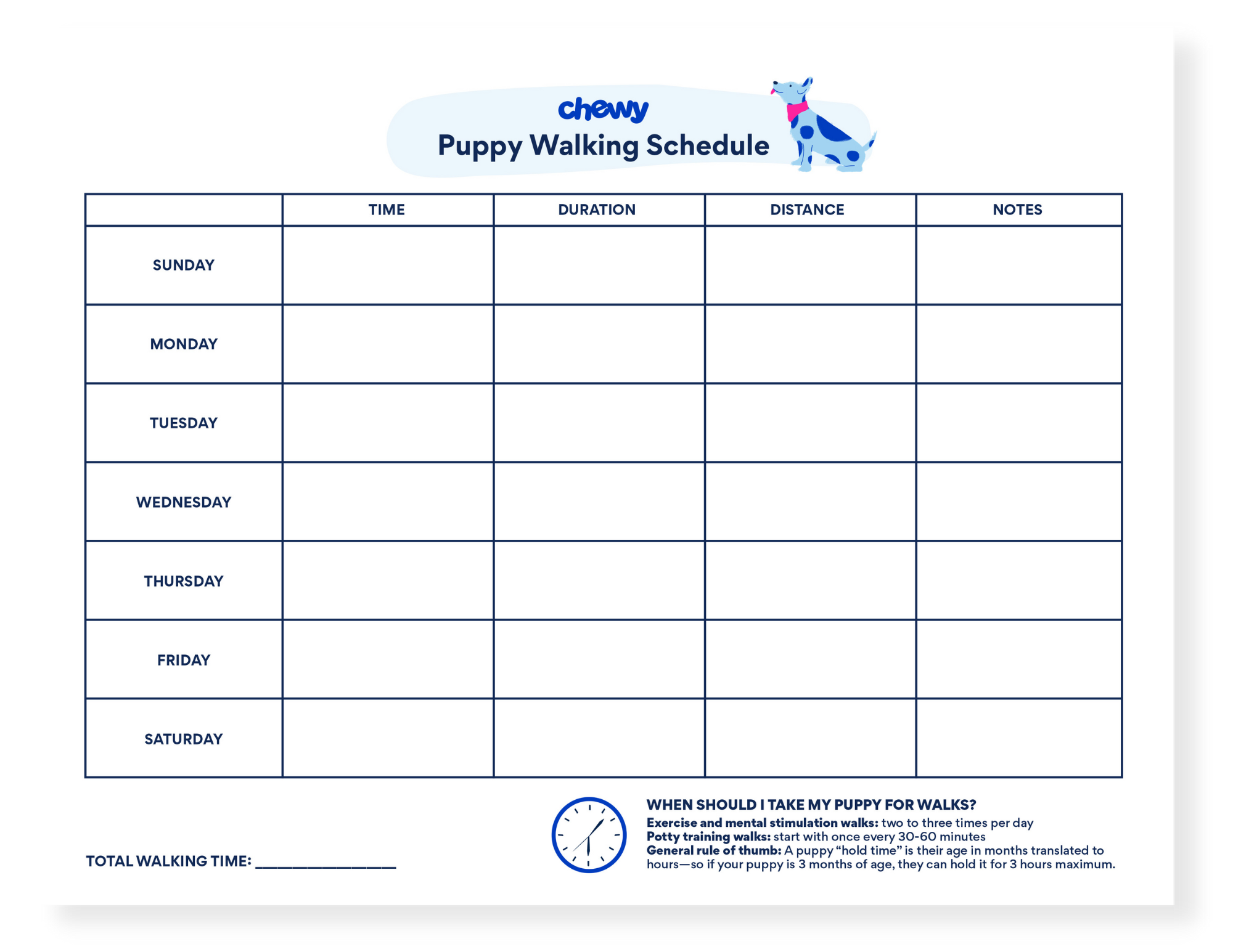 New Puppy Printables MustHave Checklists, Training Trackers and More