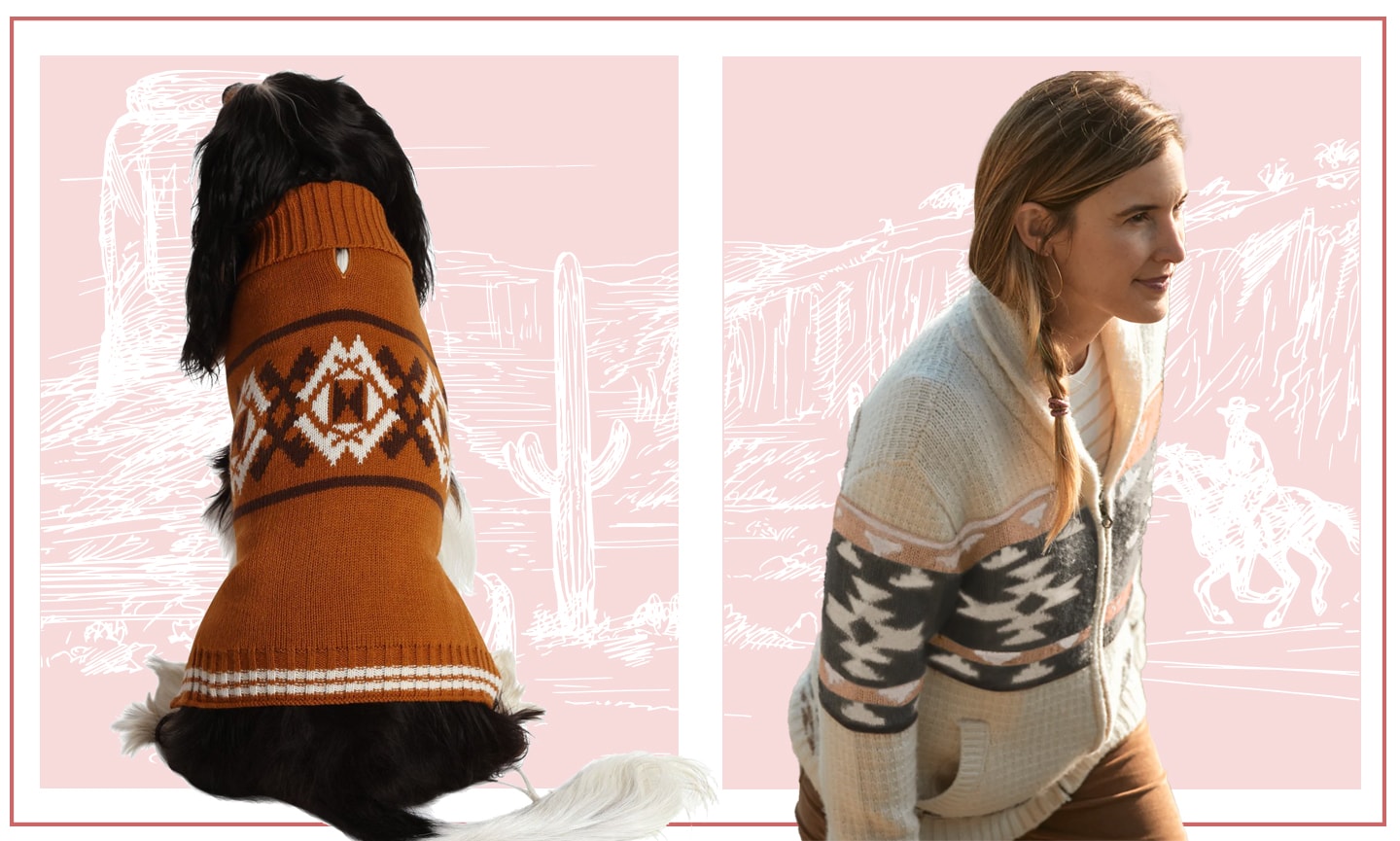 westerncore: dog sweater