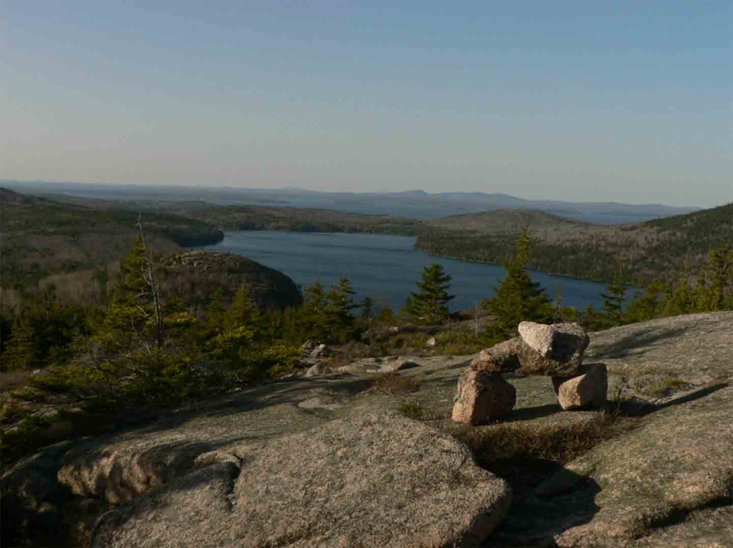 Photo of an overlook at Acadia National Park